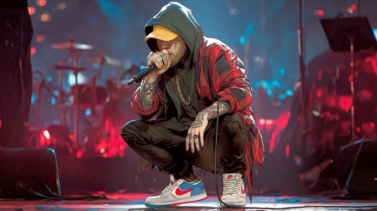 Eminem Inspired Rapping Variant Ship Hop